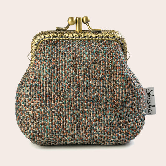 Blue Copper Coin Purse