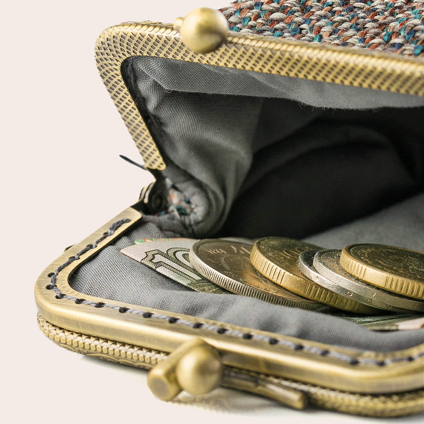 Blue Copper Coin Purse