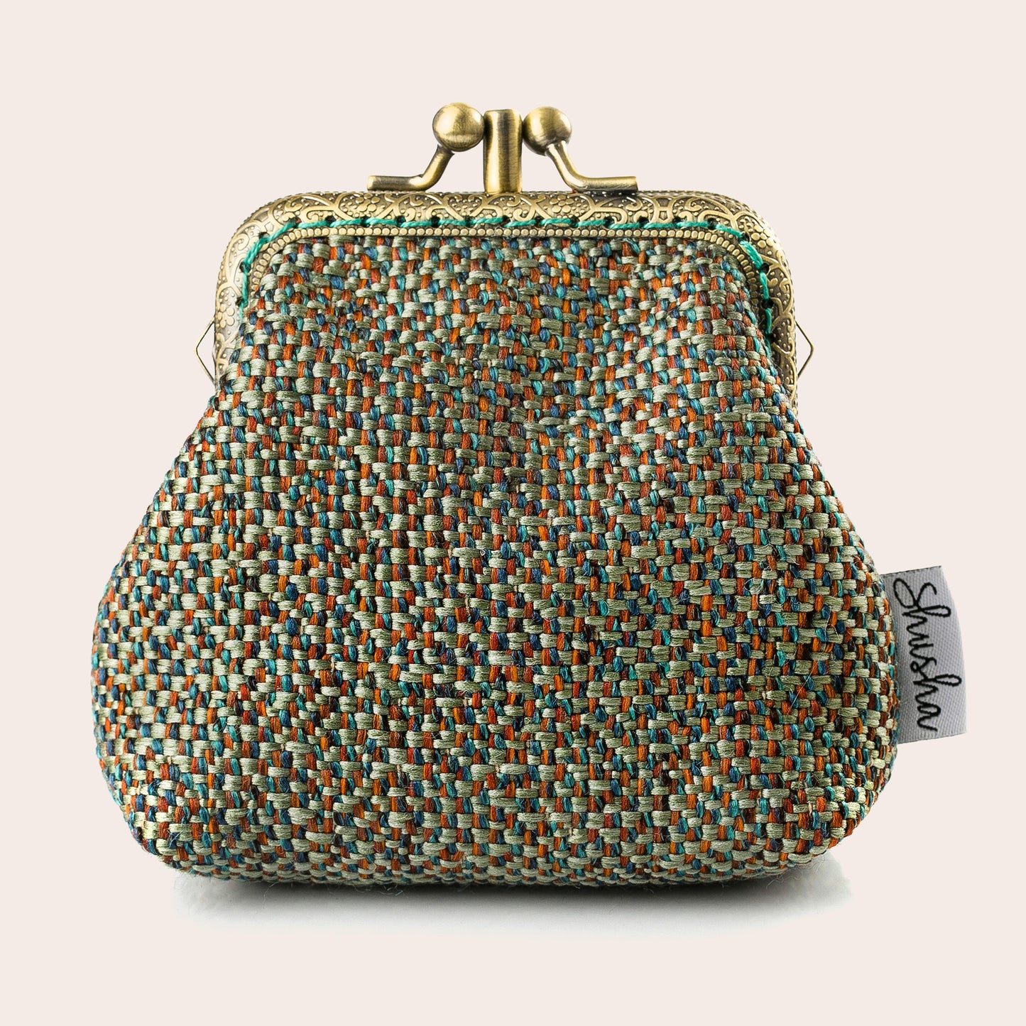 Green Copper Coin Purse