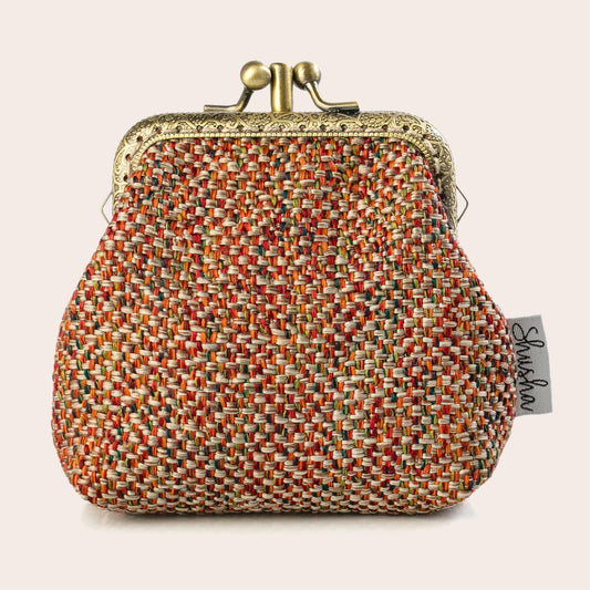 Orange Copper Coin Purse