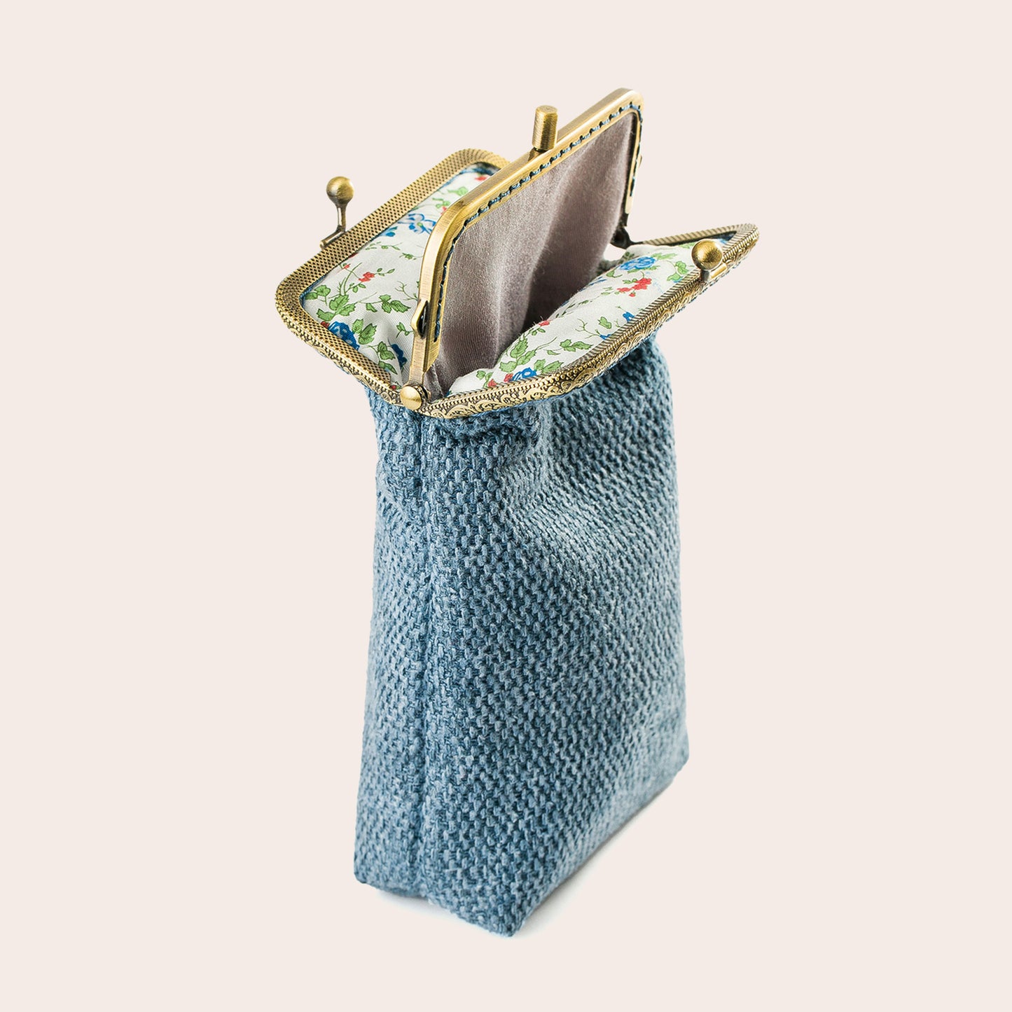 Blue Eyeglasses Case