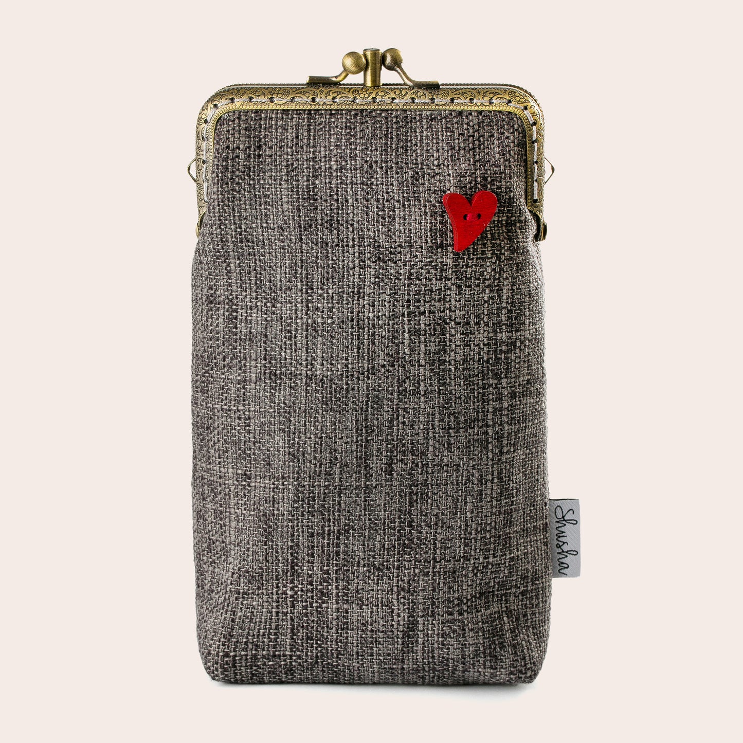 Gray Eyeglasses Case
