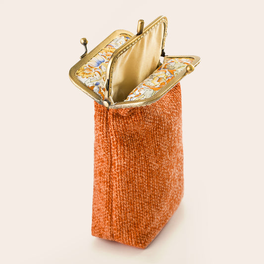 Orange Eyeglasses Case