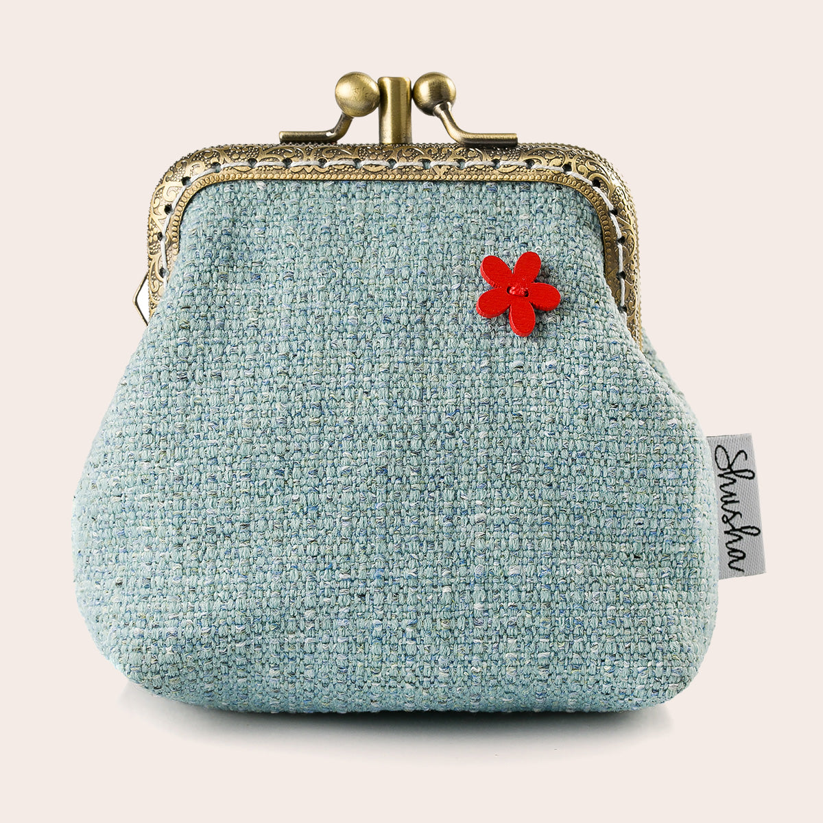 Light Blue Coin Purse