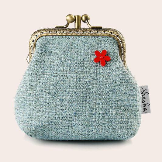 Light Blue Coin Purse