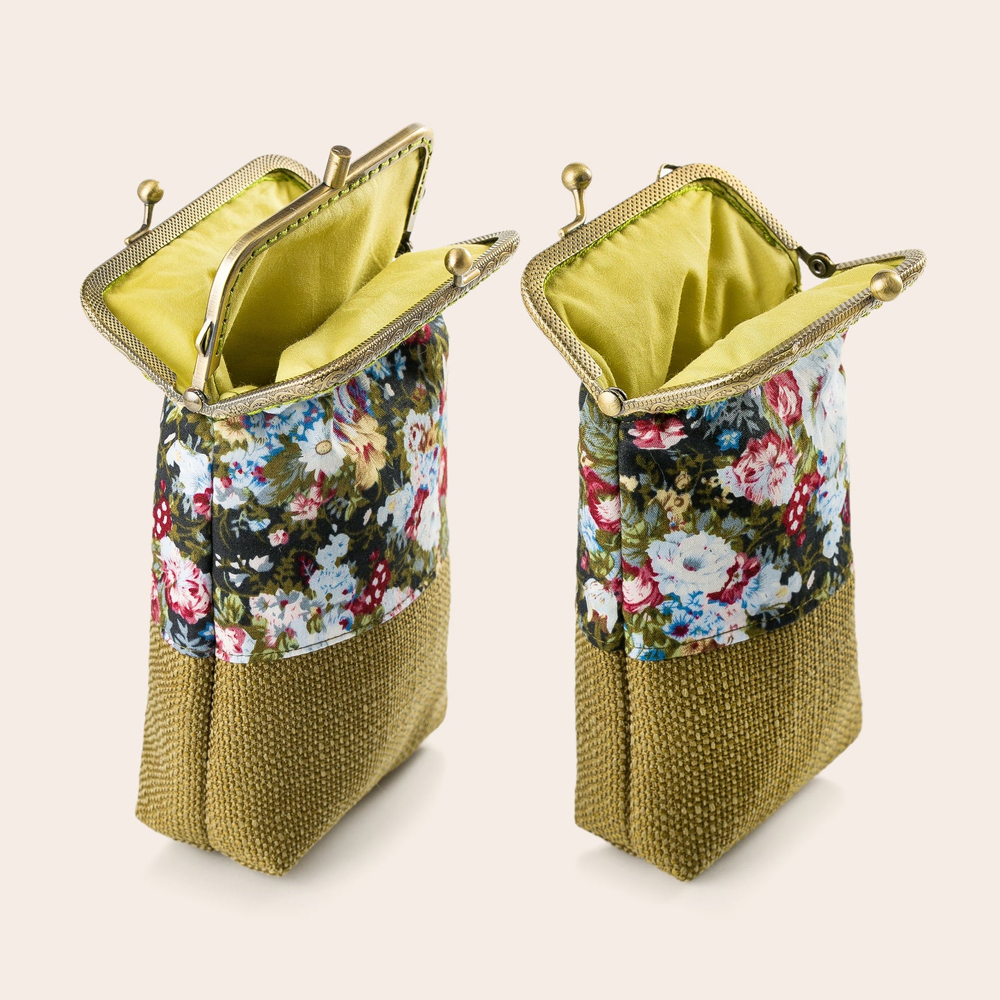 Olive Green Eyeglasses Case