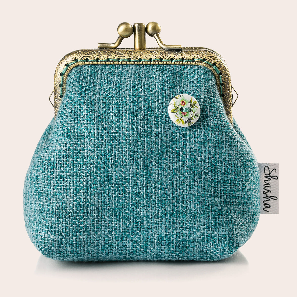 Teal Coin Purse